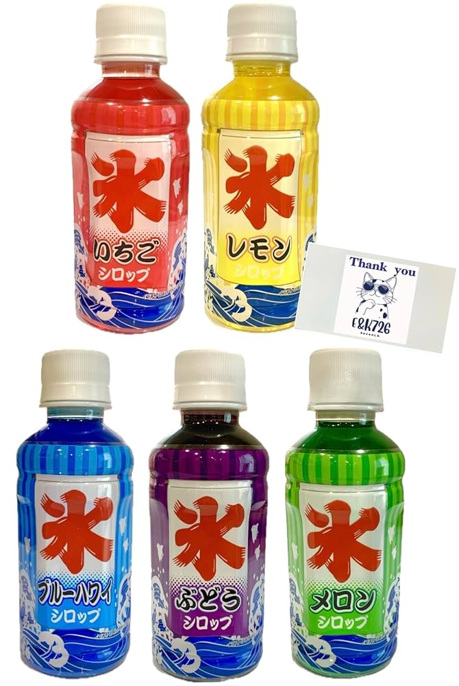 Amazon.co.jp: かき氷シロップ いろんな味が楽しめる アソート